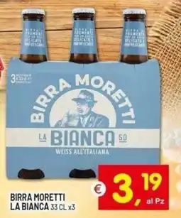 Centro Commerciale Discount Birra Moretti La Bianca offerta