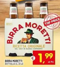 Centro Commerciale Discount Birra Moretti offerta