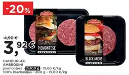 Poli Hamburger Ambrosini Piemontese offerta