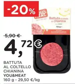 Poli Battuta al coltello Chianina You&Meat offerta