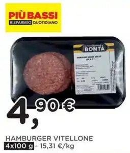 Poli Hamburger vitellone Bonta offerta
