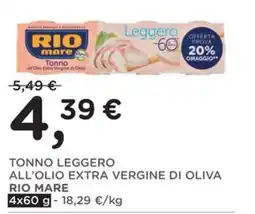 Poli Tonno leggero all'olio extra vergine di oliva Rio Mare offerta
