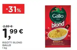 Poli Risotti blond Gallo offerta