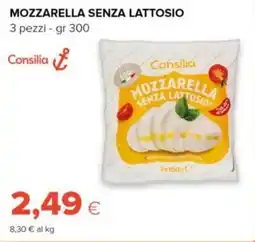 Tigre Amico Mozzarella senza lattosio Consilia offerta