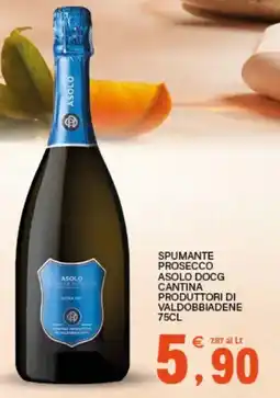 Interspar Spumante Prosecco Asolo DOCG Cantina Produttori Di Valdobbiadene offerta