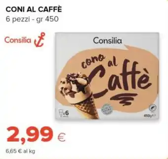 Tigre Amico Coni al Caffè Consilia offerta
