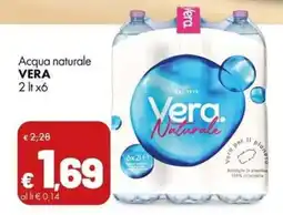 Supermercati Vinci Acqua naturale Vera offerta