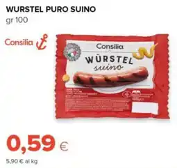 Tigre Amico Würstel suino Consilia offerta