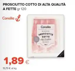 Tigre Amico Prosciutto cotto Consilia offerta