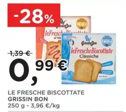Poli Le fresche biscottate grissin bon classiche offerta