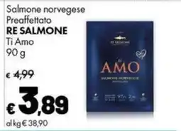 Supermercati Vinci Salmone norvegese Ti Amo offerta