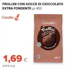 Tigre Amico Frollini Consilia con gocce di cioccolato extra fondente offerta
