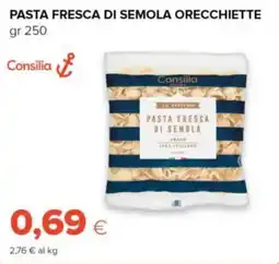 Tigre Amico Pasta fresca di semola orecchiette Consilia offerta
