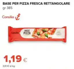 Tigre Amico Base per pizza fresca rettangolare Consilia offerta