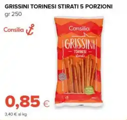 Tigre Amico Grissini torinesi stirati Consilia offerta