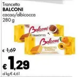 Supermercati Vinci Trancetto Balconi cacao/albicocca offerta