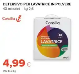 Tigre Amico Detersivo per lavatrice in polvere Consilia offerta