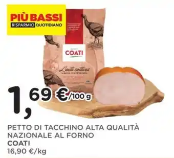 Coati Pettro di tacchino alta qualità nazionale al forno
