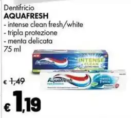 Supermercati Vinci Dentifricio Aquafresh offerta