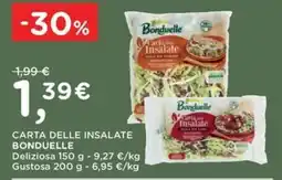 Poli Carta delle insalate Bonduelle offerta