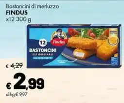 Supermercati Vinci Bastoncini di merluzzo Findus offerta