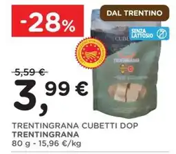 Poli Trentingrana cubetti dop offerta