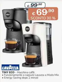Al Pentolone Lavazza Tiny Eco - Macchina caffè offerta