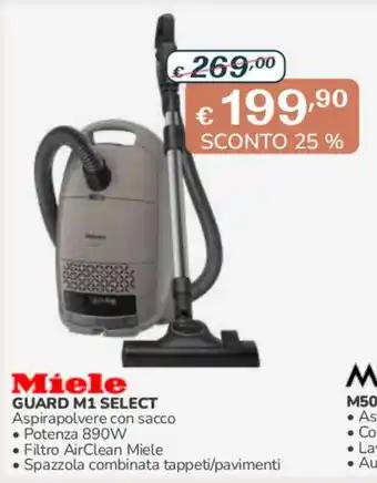 Miele Guard M1 Select Aspirapolvere con sacco