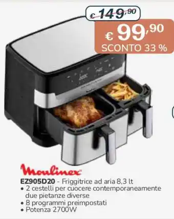 Moulinex Friggitrice ad aria