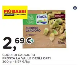 Poli Cuori di carciofo Frosta La Valle degli Orti offerta