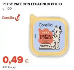Tigre Amico Petsy paté con fegatini di pollo offerta