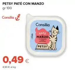 Tigre Amico Petsy paté con manzo offerta