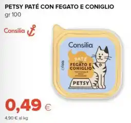 Tigre Amico Petsy paté con fegato e coniglio offerta