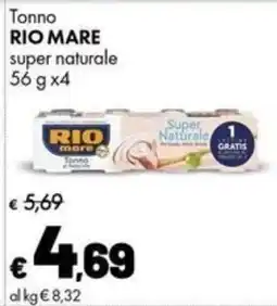 Supermercati Vinci Tonno RIO MARE super naturale offerta