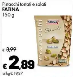 Supermercati Vinci Pistacchi tostati e salati Fatina offerta