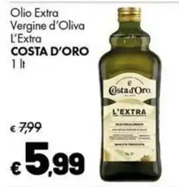 Supermercati Vinci Olio Extra Vergine d'Oliva L'Extra Costa d'Oro offerta