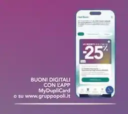Poli Buoni digitali offerta