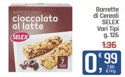 Ottimo Market Barrette di Cereali SELEX offerta