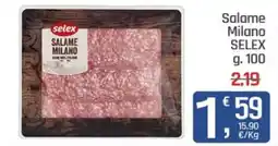 Ottimo Market Salame Milano SELEX offerta