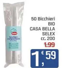 Ottimo Market Bicchieri bio casa bella selex offerta
