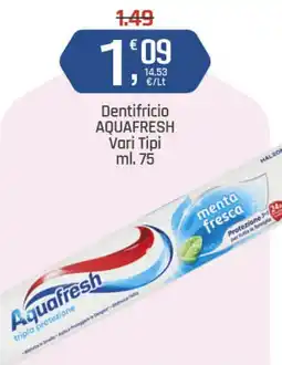 Ottimo Market Dentifricio AQUAFRESH offerta