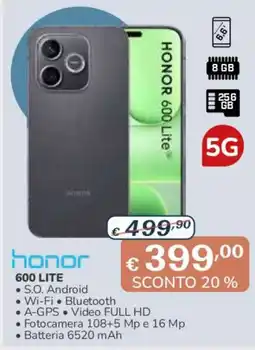 Al Pentolone honor 600 lite offerta