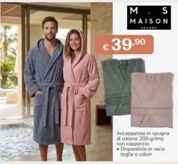 Al Pentolone Accappatoio Mrs Maison Sucrée offerta