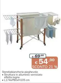 Al Pentolone Stendiabiancheria pieghevole offerta