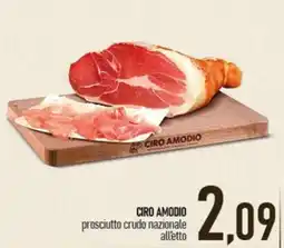Ciro Amodio prosciutto crudo nazionale alletto offerta