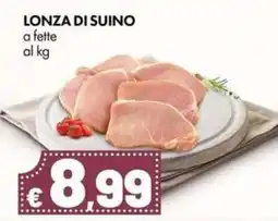 Supermercati Vinci Lonza di suino offerta