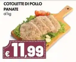 Supermercati Vinci Cotolette di pollo panate offerta