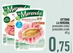 Ciro Amodio Prosciutto cotto Citterio offerta