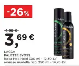 Poli Lacca Palette Syoss offerta