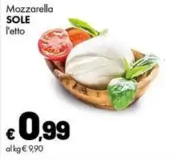 Supermercati Vinci Sole Mozzarella offerta